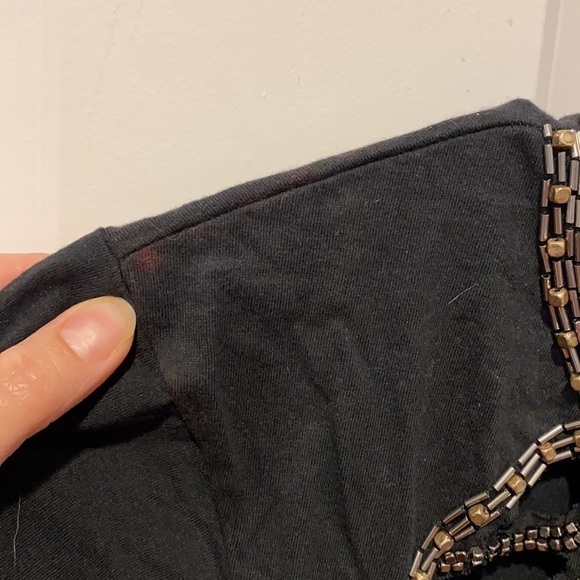 Topshop Embellished Cut Outs Tee - Picture 8 of 13